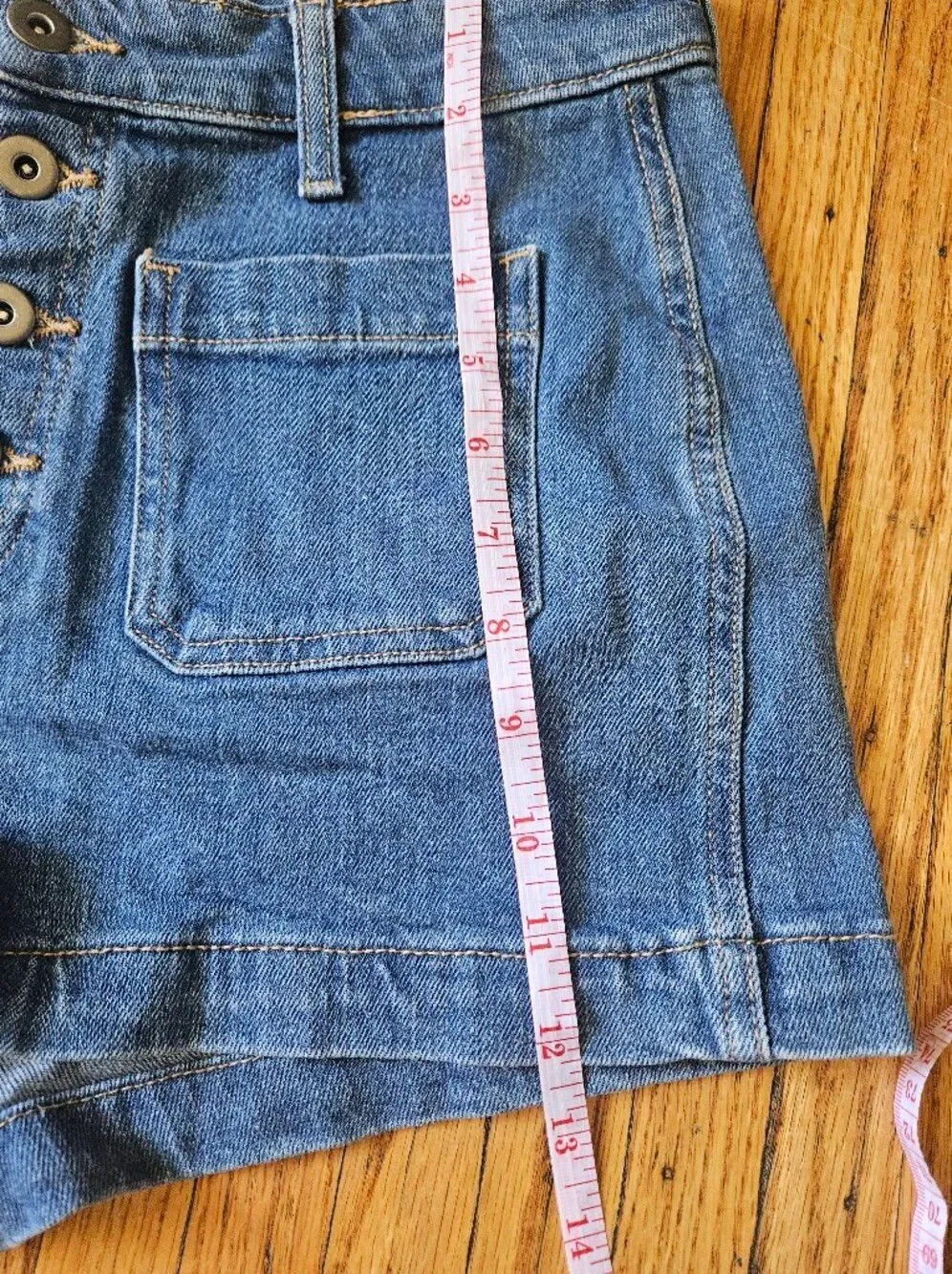 Old Navy High-Waisted Button Fly Denim Shorts Size 8